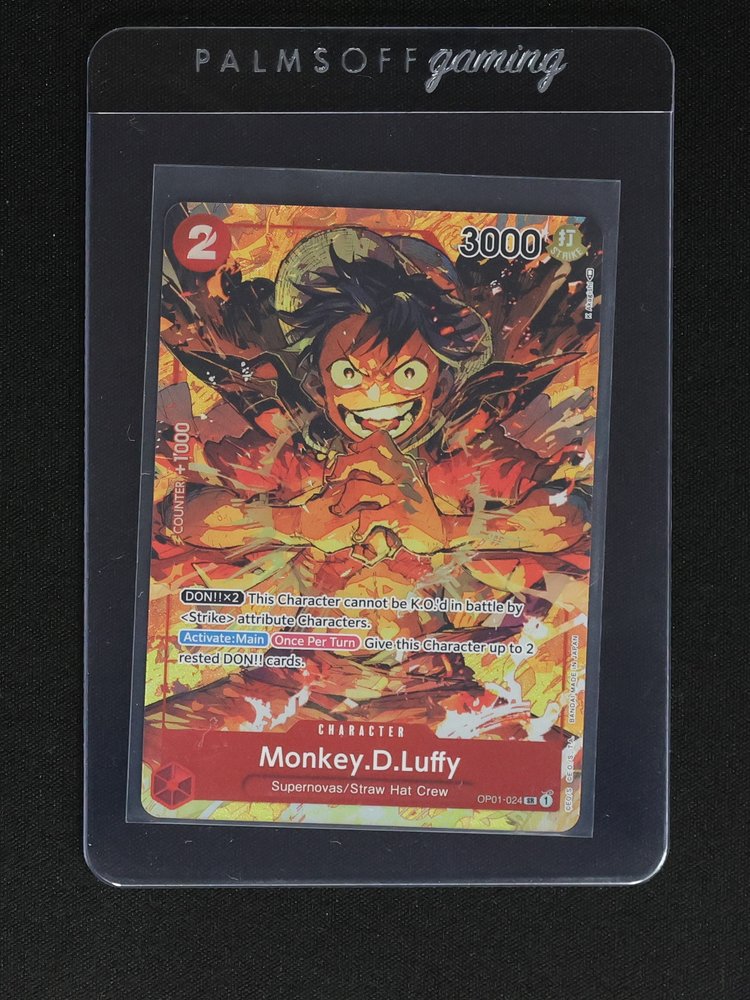 2022 One Piece Card Game OP01-024 Monkey.D.Luffy — front