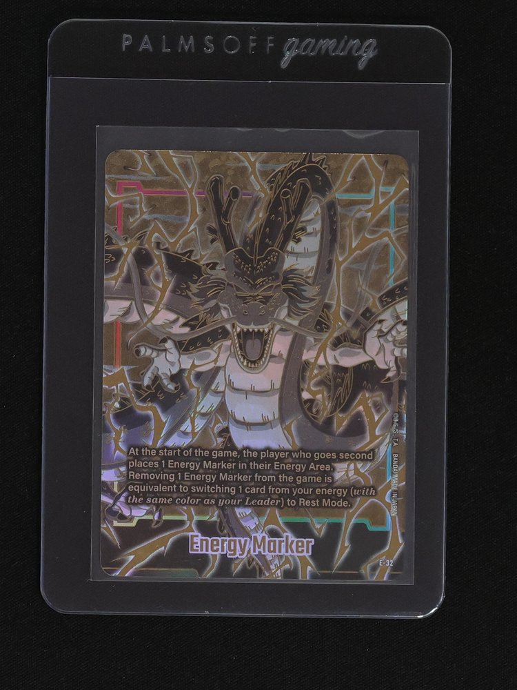 Dragon Ball Fusion World 1st Anniversary E-32 Shenron Energy Marker Gold — front