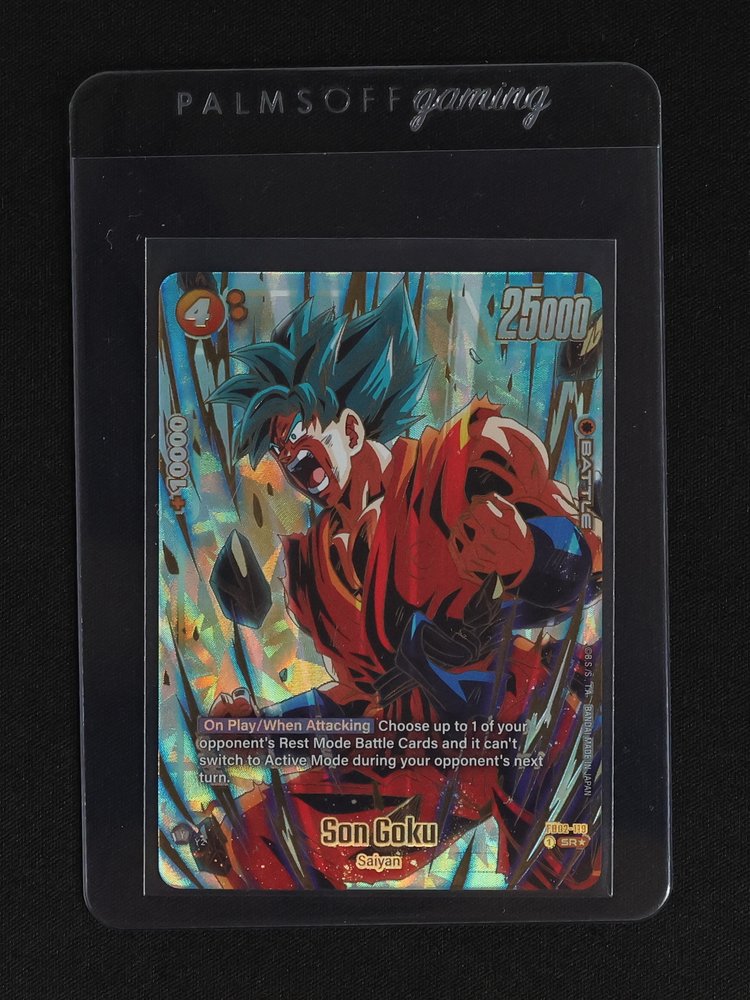 Dragon Ball Super Fusion World #FB02-119 Son Goku SR — front