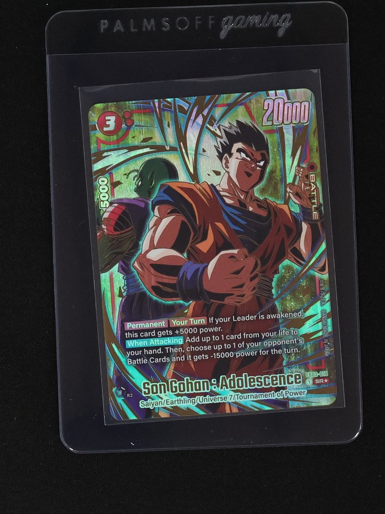 Dragon Ball Super Fusion World FB02-018 Son Gohan: Adolescence — front