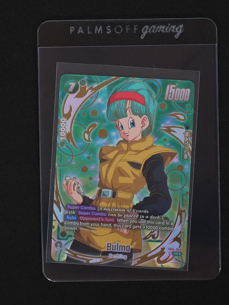 Dragon Ball Super Card Game FB04-068 Bulma 1st Anniversary Alternate Art — front