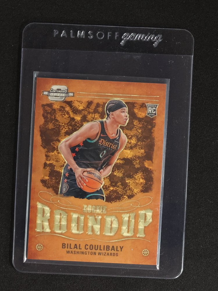 2023-24 Panini Contenders Optic #8 Bilal Coulibaly Rookie Roundup — front