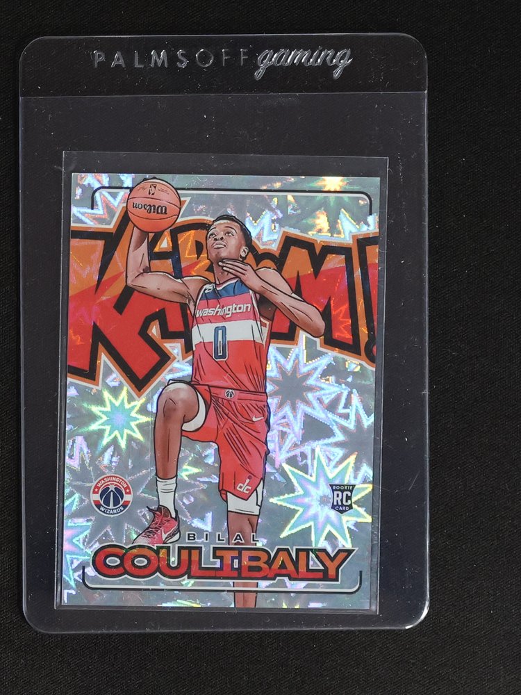 2023-24 Panini Crown Royale #15 Bilal Coulibaly Kaboom! Rookie Card — front