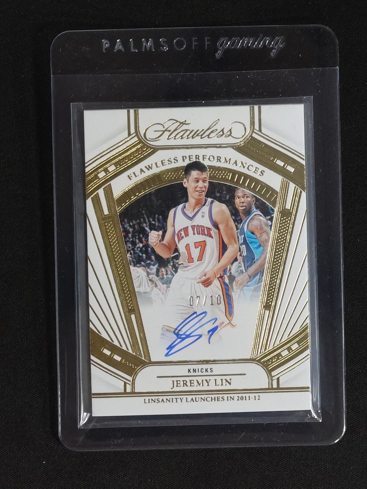 2023-24 Panini Flawless #ES-LIN Jeremy Lin — front