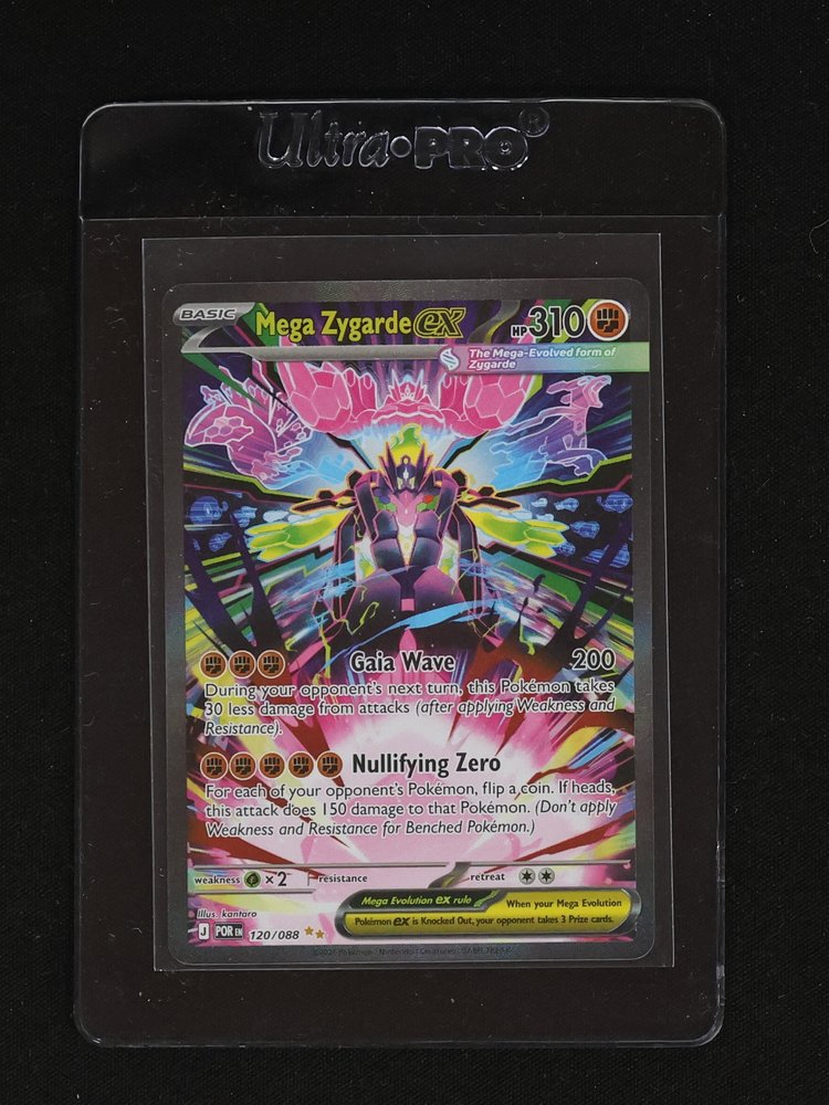 Pokémon Mega Zygarde EX 120/088 — front