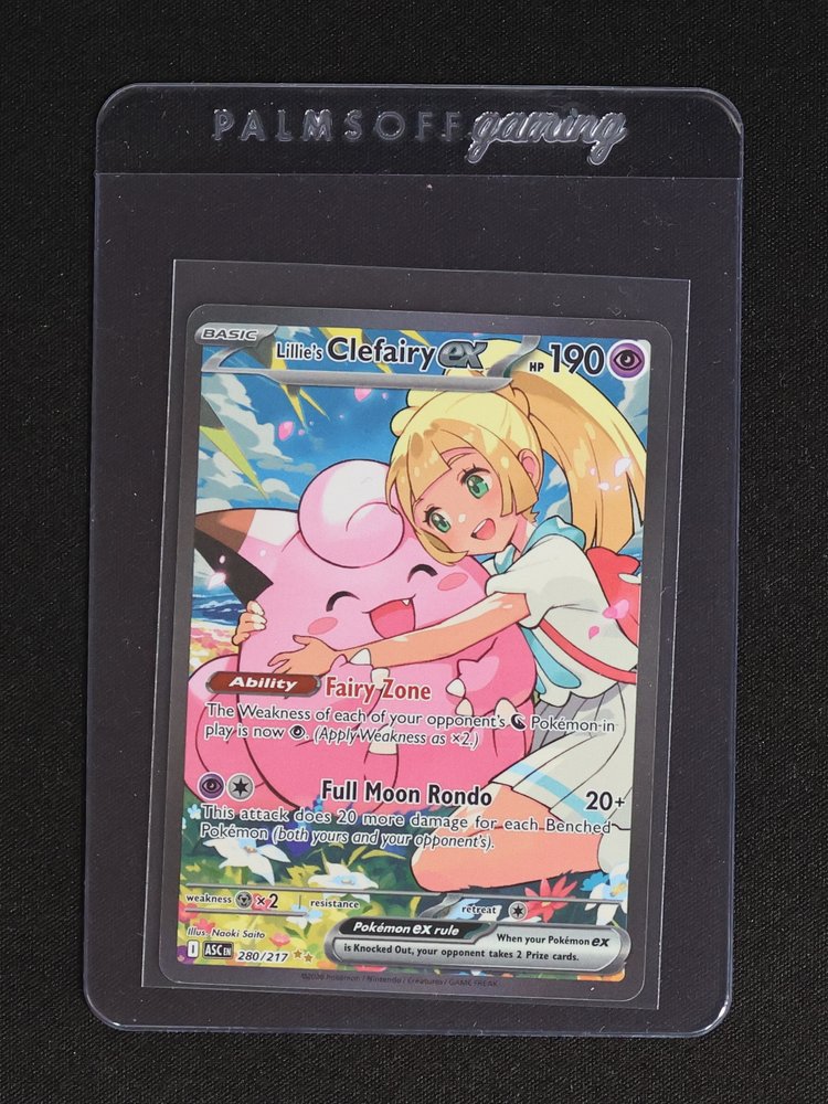 2026 Pokémon Ascended Heroes #280 Lillie's Clefairy ex — front