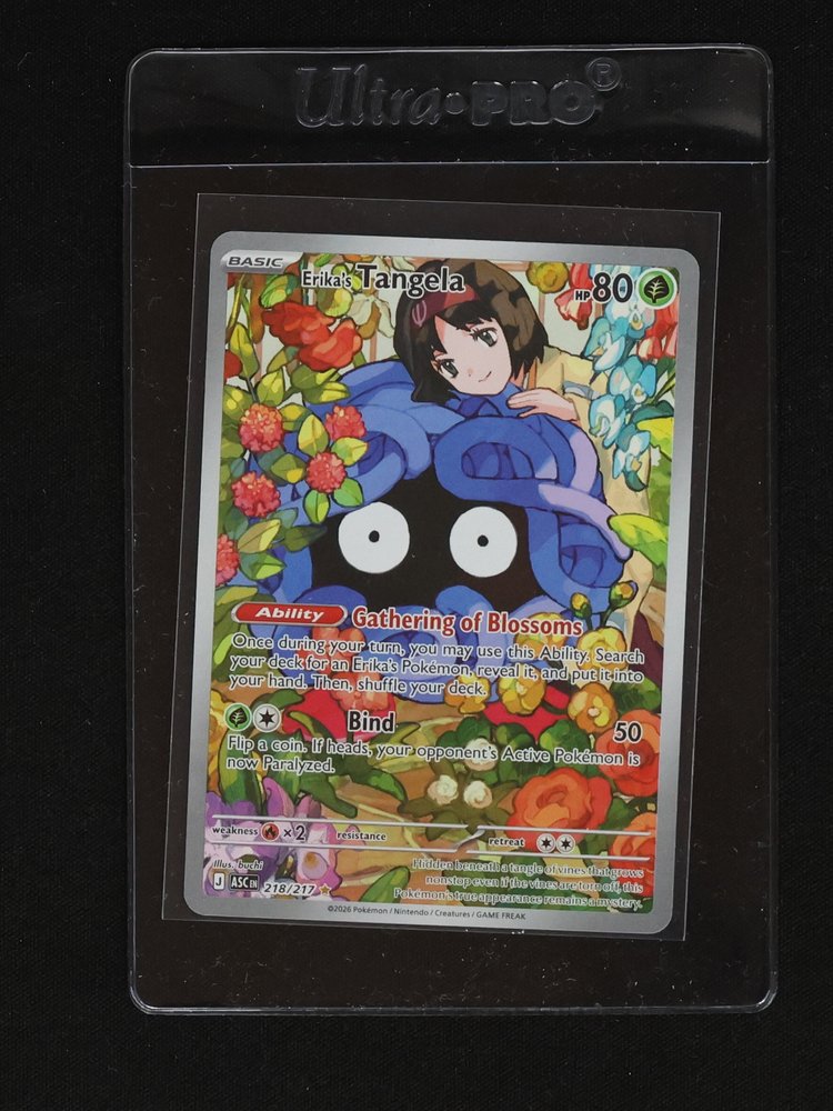 2026 Pokémon TCG Ascended Heroes #218 Erika's Tangela — front