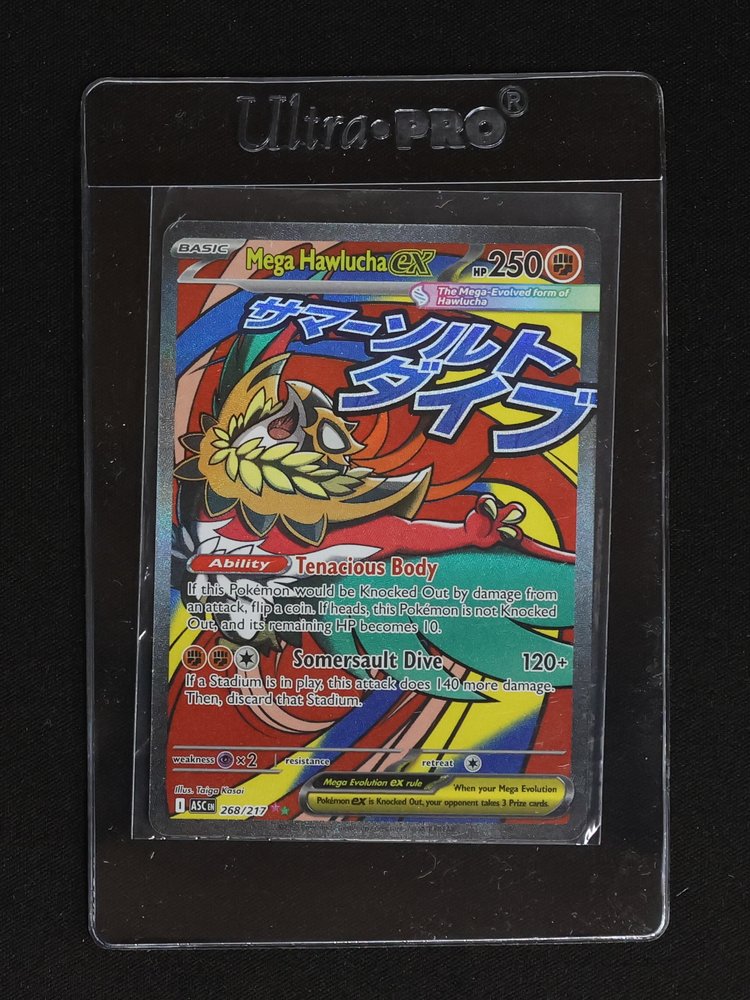 2021 Pokémon Mega Hawlucha ex #268 — front