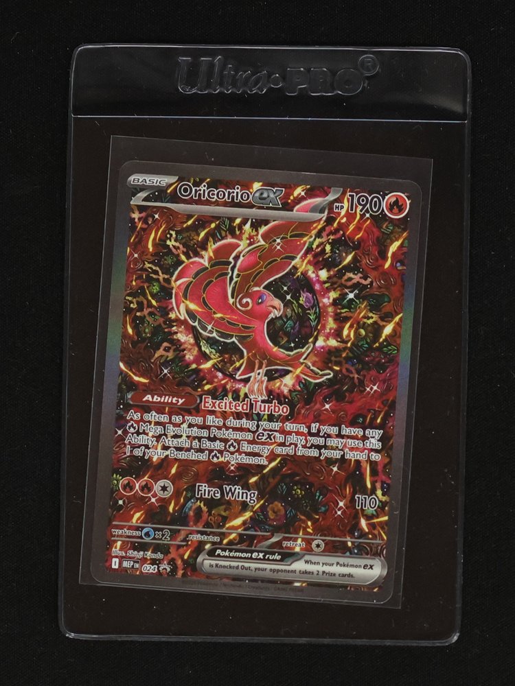 Oricorio ex 024 Black Star Promo — front