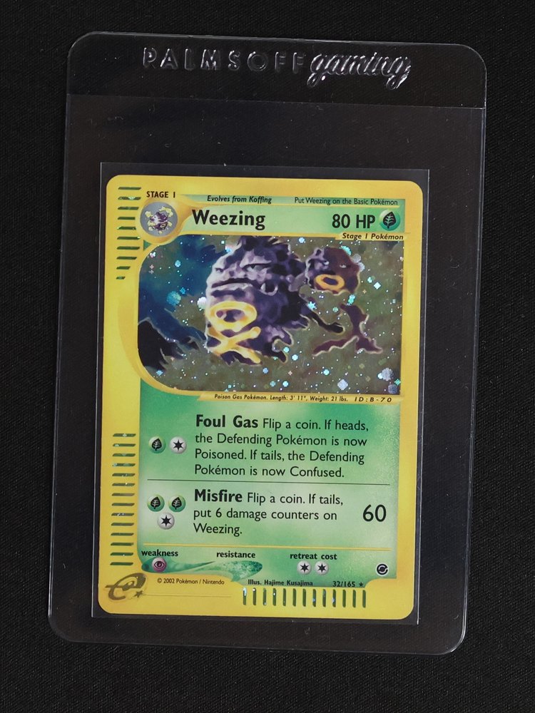 2002 Pokémon Expedition #70 Weezing — front