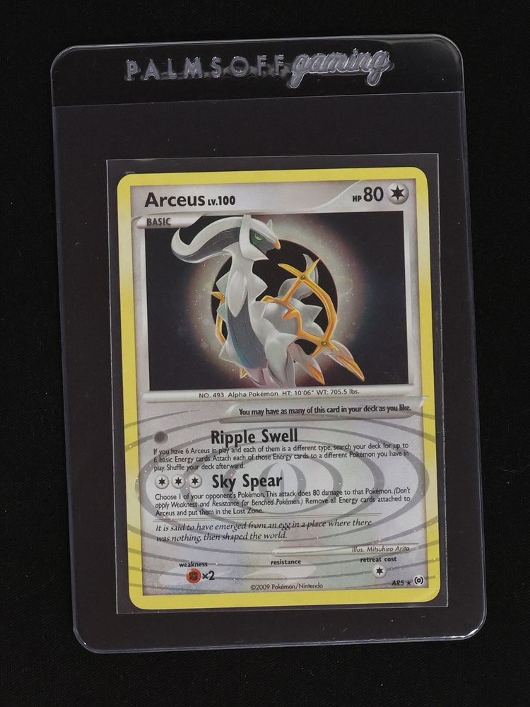 2009 Pokémon AR5 Arceus Lv. 100 — front