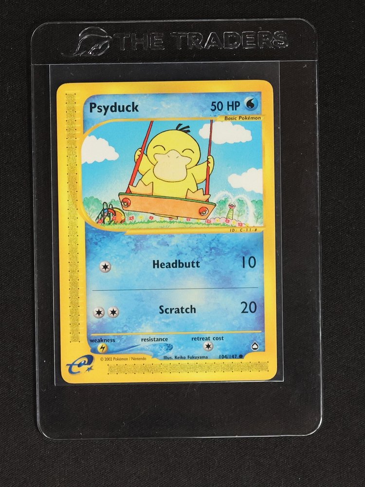 2002 Pokémon Aquapolis #104 Psyduck — front