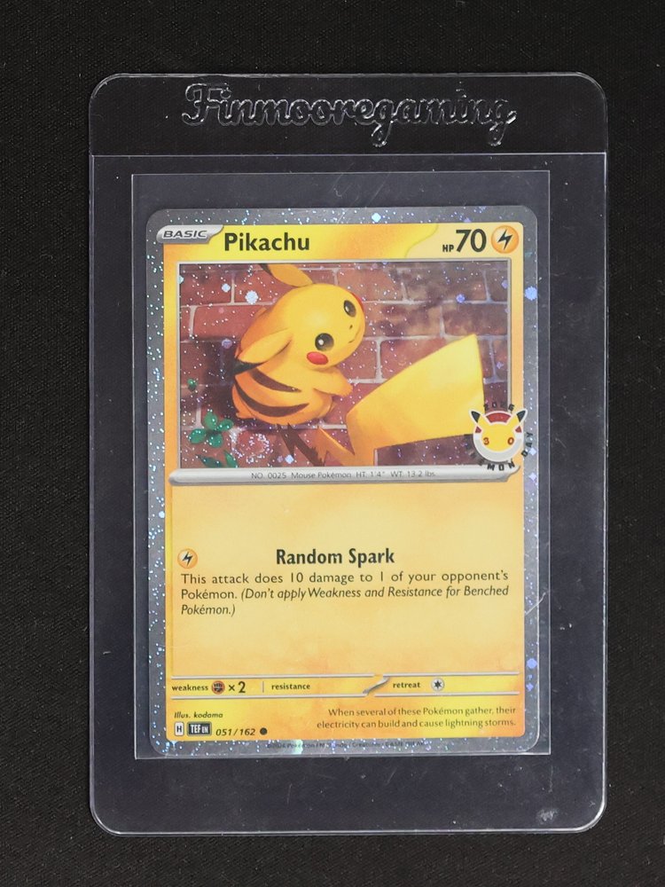 2026 Pokemon Day #051 Pikachu — front