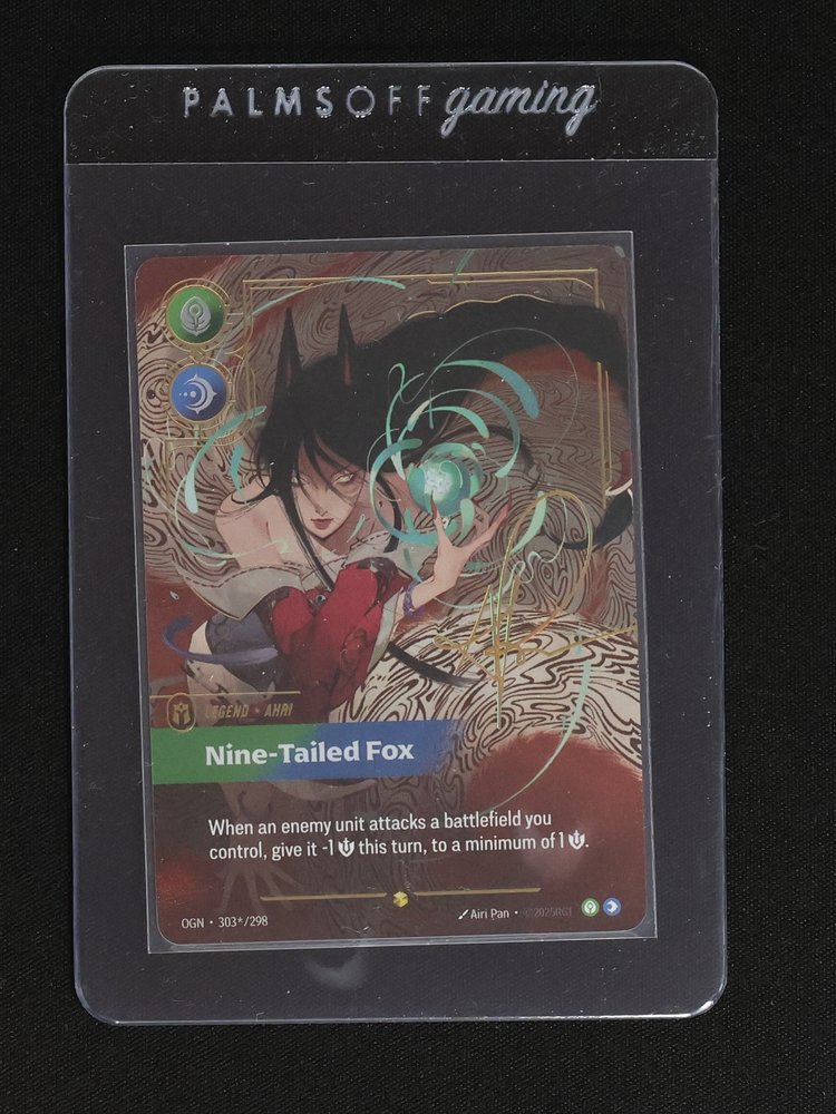 2025 Riftbound League of Legends Origins #303* Ahri Nine-Tailed Fox — front