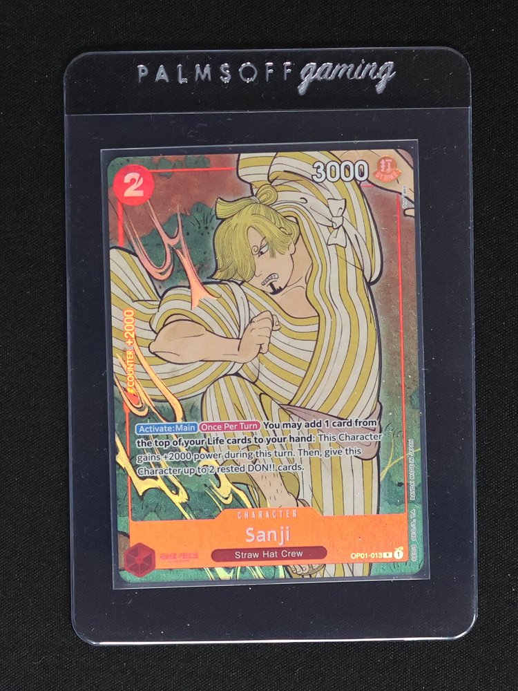 Sanji OP01-013 One Piece Card Game 1st Anniversary Set — front