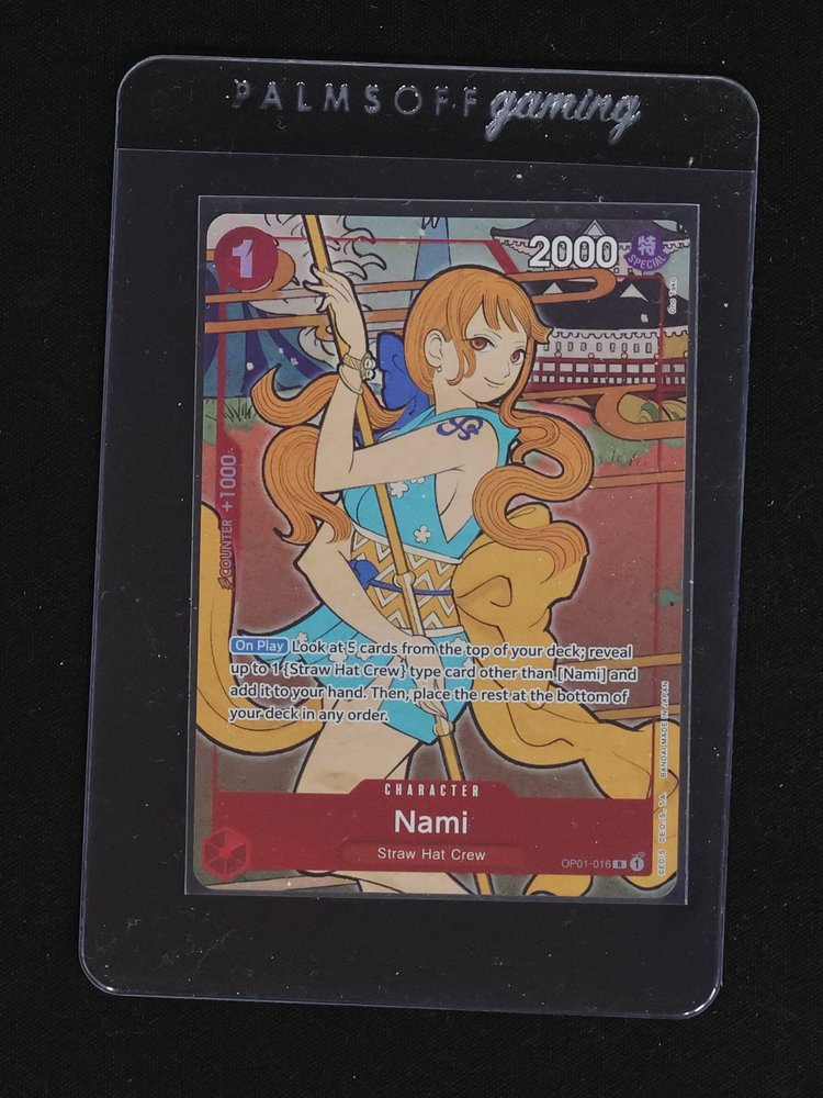 Nami OP01-016 One Piece 1st Anniversary Promo — front