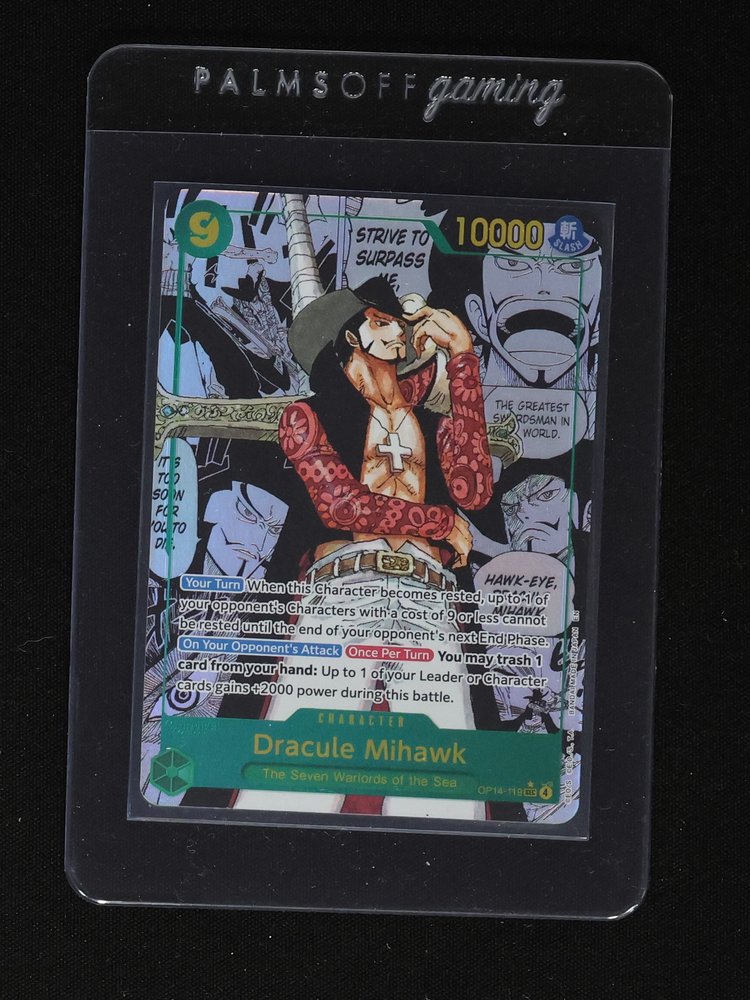 2026 One Piece CCG OP14-119 Dracule Mihawk — front
