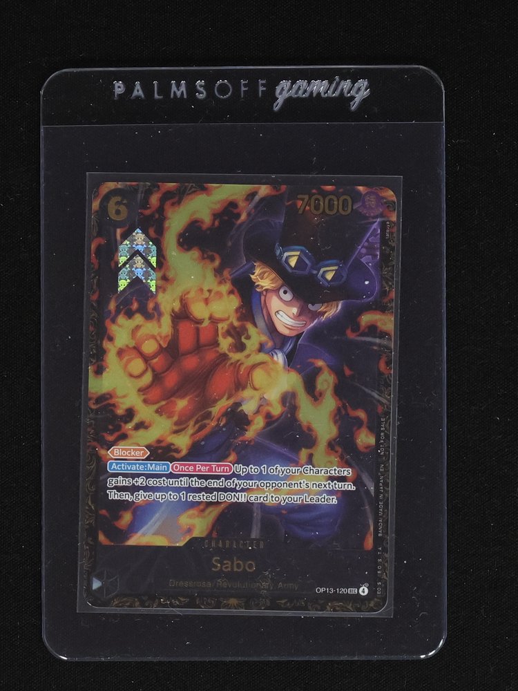 2025 One Piece TCG OP13-120 Sabo Carrying On His Will — front