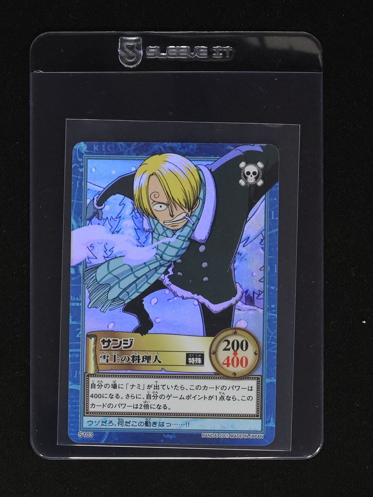 2001 One Piece Carddass Hyper Battle #S103 Sanji — front