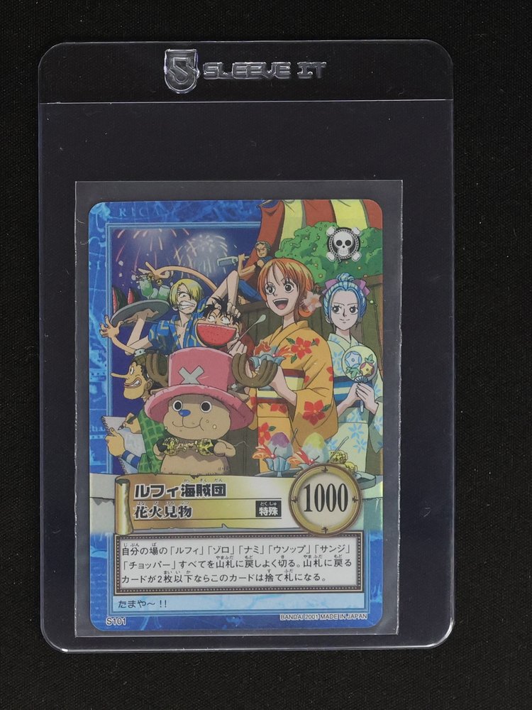 One Piece Carddass Hyper Battle S101 Luffy Pirates Fireworks Viewing — front
