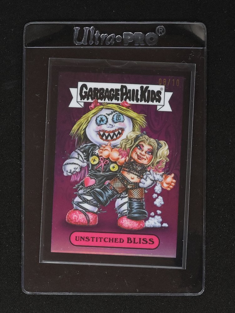2026 Topps Chrome WWE x Garbage Pail Kids #GPK-AB Unstitched Bliss Alexa Bliss SSP — front