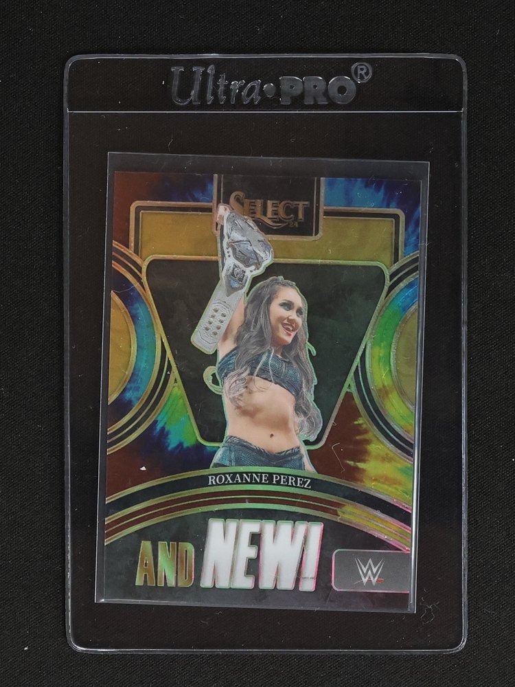 2024 Panini Select WWE #9 Roxanne Perez And New! Silver Prizm Insert — front