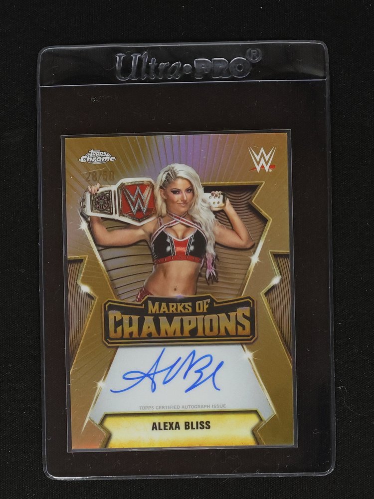 2026 Topps Chrome WWE Marks of Champions Alexa Bliss — front
