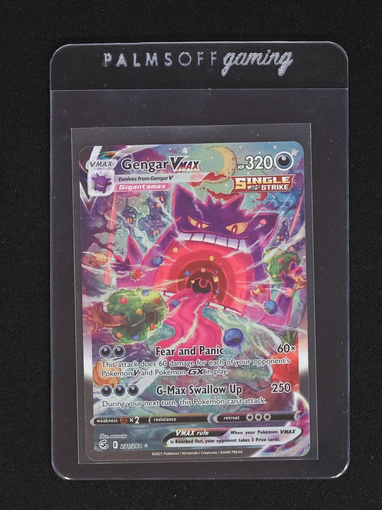 2021 Pokémon Fusion Strike #271 Gengar VMAX — front