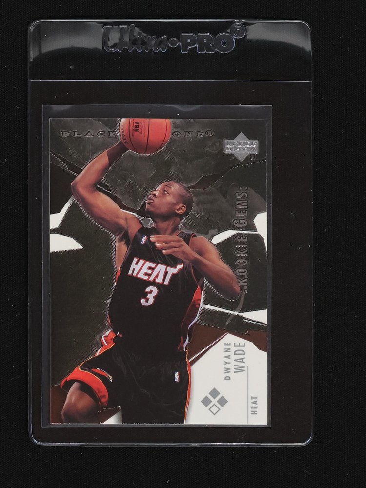 2003 Upper Deck Black Diamond Rookie Gems #148 Dwyane Wade — front