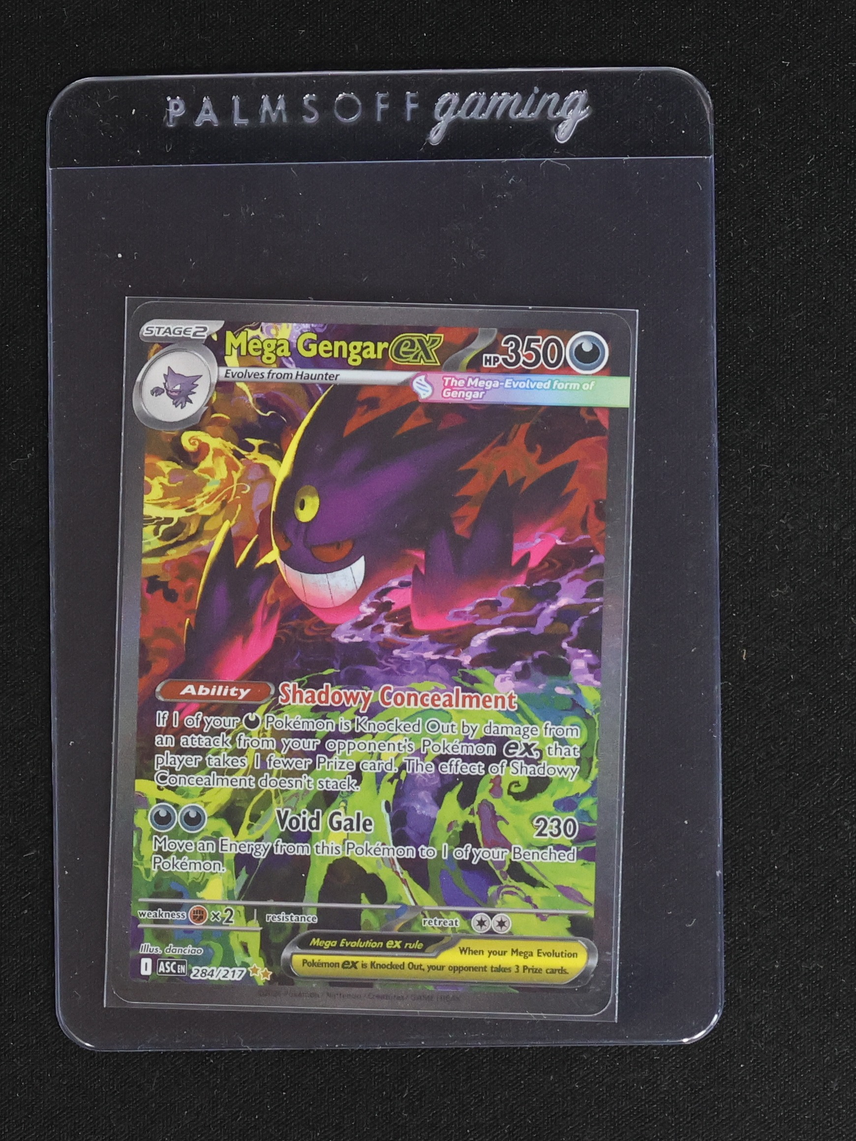 2023 Pokémon TCG Ascended Heroes #284 Mega Gengar EX — front