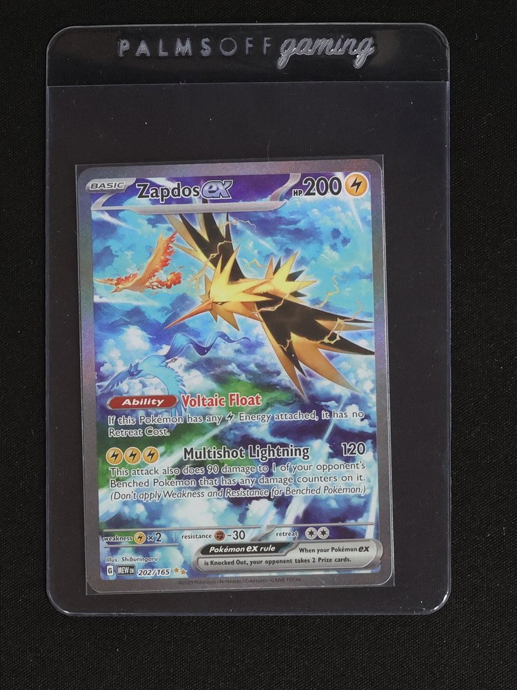 2023 Pokémon SV: Scarlet & Violet 151 #202/165 Zapdos ex — front