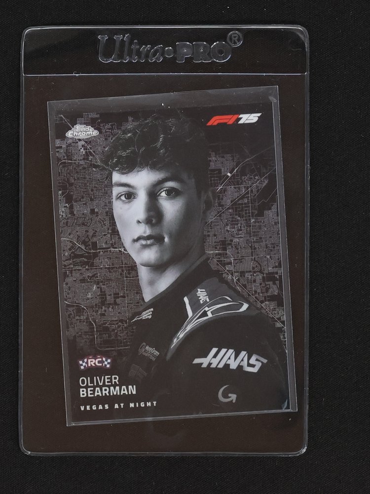 2025 Topps Chrome Formula 1 #14 Oliver Bearman — front