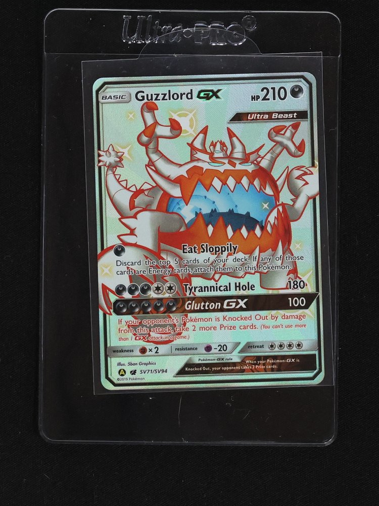 2019 Pokémon Hidden Fates SV71/SV94 Guzzlord GX — front