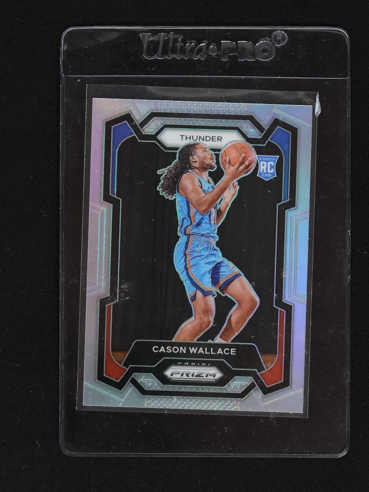 2023-24 Panini Prizm #139 Cason Wallace Silver Prizm Rookie — front