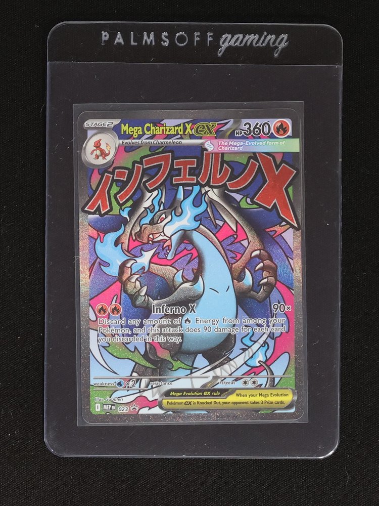 2025 Pokémon Mega Charizard X ex #023 — front