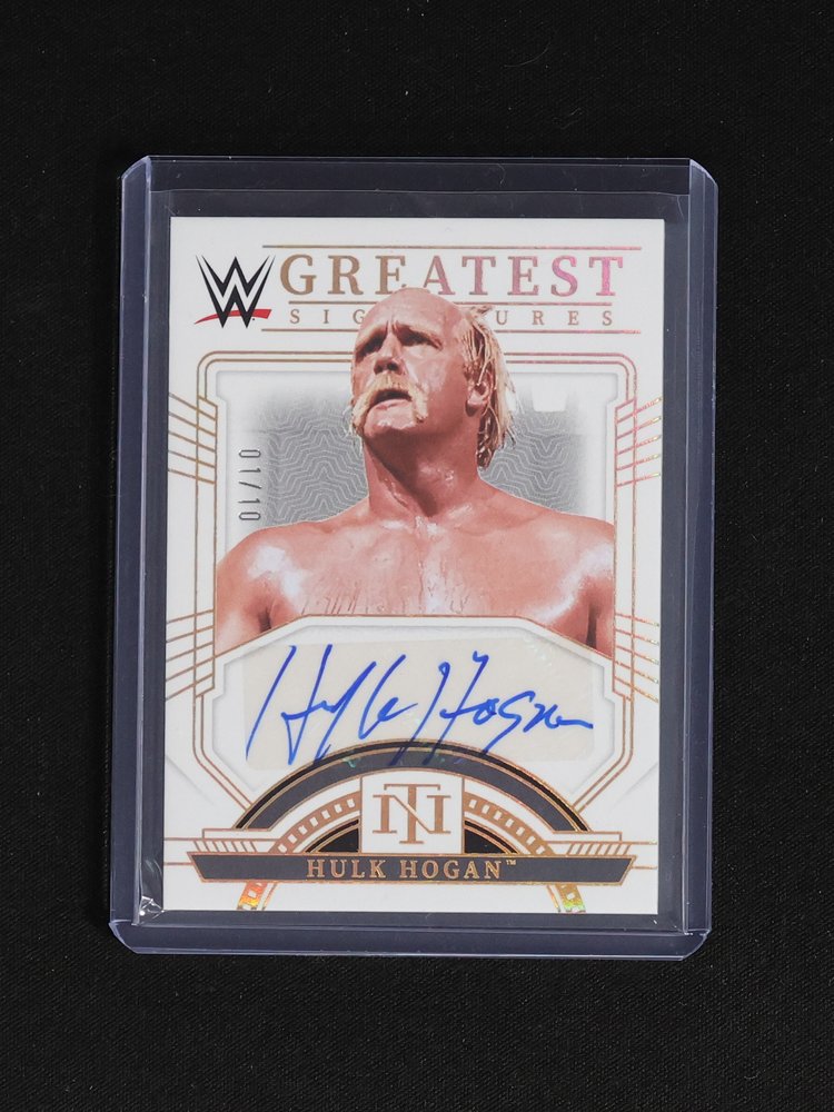 2024 Panini National Treasures WWE Hulk Hogan Greatest Signatures #TS-HHG — front