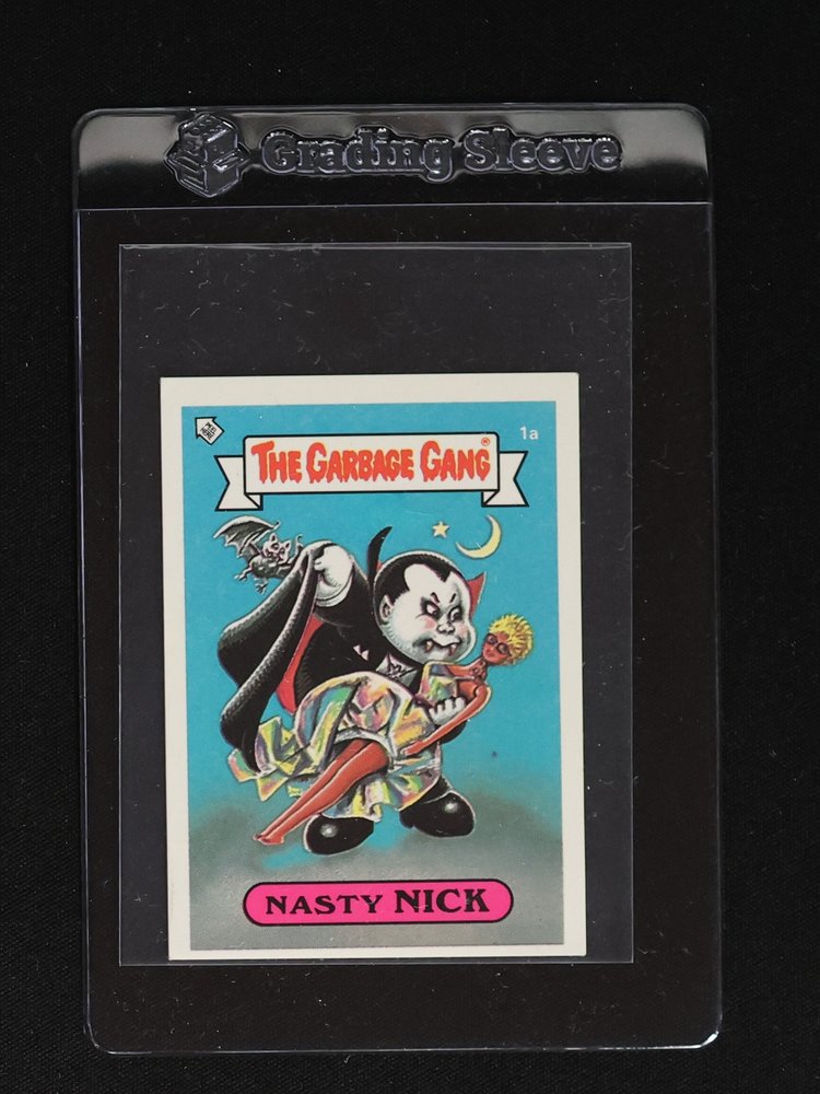 1985 Topps Garbage Pail Kids Series 1 #1a Nasty Nick — front