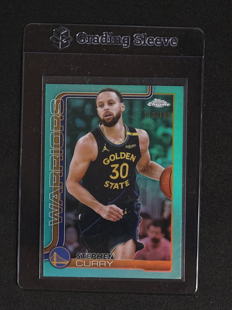 2025-26 Topps Chrome #201 Stephen Curry — front