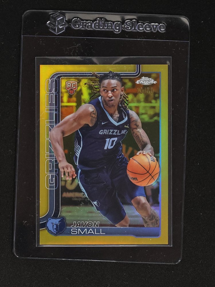 2025-26 Topps Chrome #299 Javon Small — front