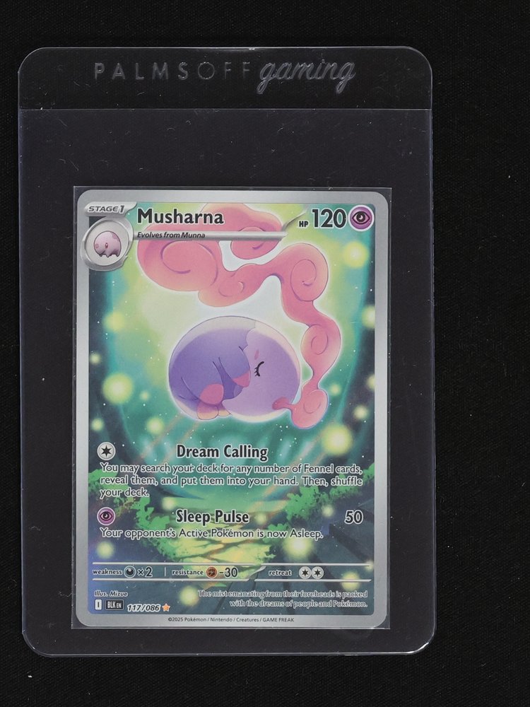 2025 Pokémon TCG SV: Black Bolt #117 Musharna Illustration Rare — front