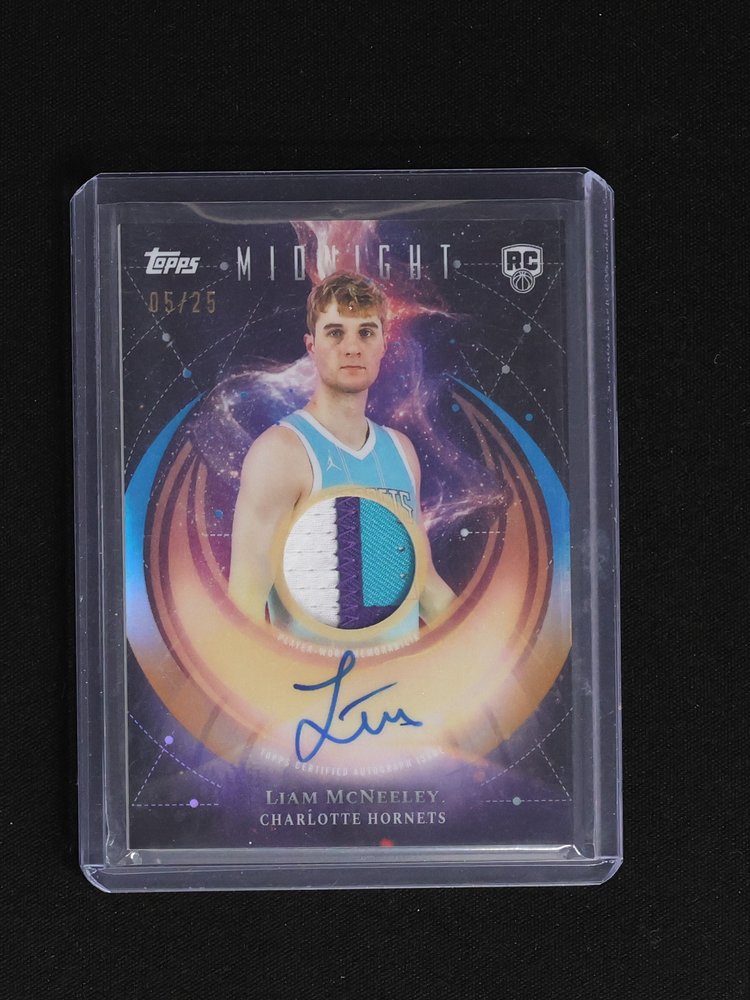 2025-26 Topps Midnight #RJA-LM Liam McNeeley — front