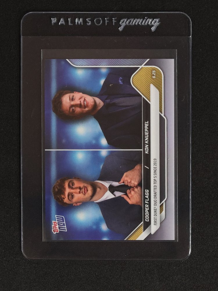 2025-26 Topps Now #CFKK Cooper Flagg / Kon Knueppel — front