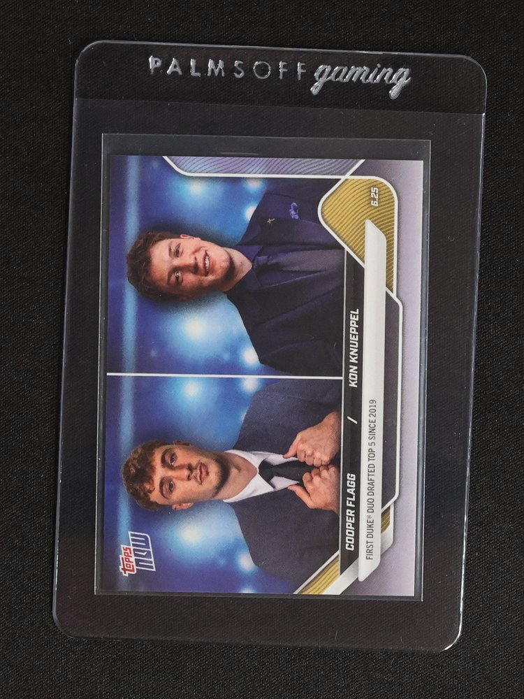 2025-26 Topps Now #CFKK Cooper Flagg & Kon Knueppel — front