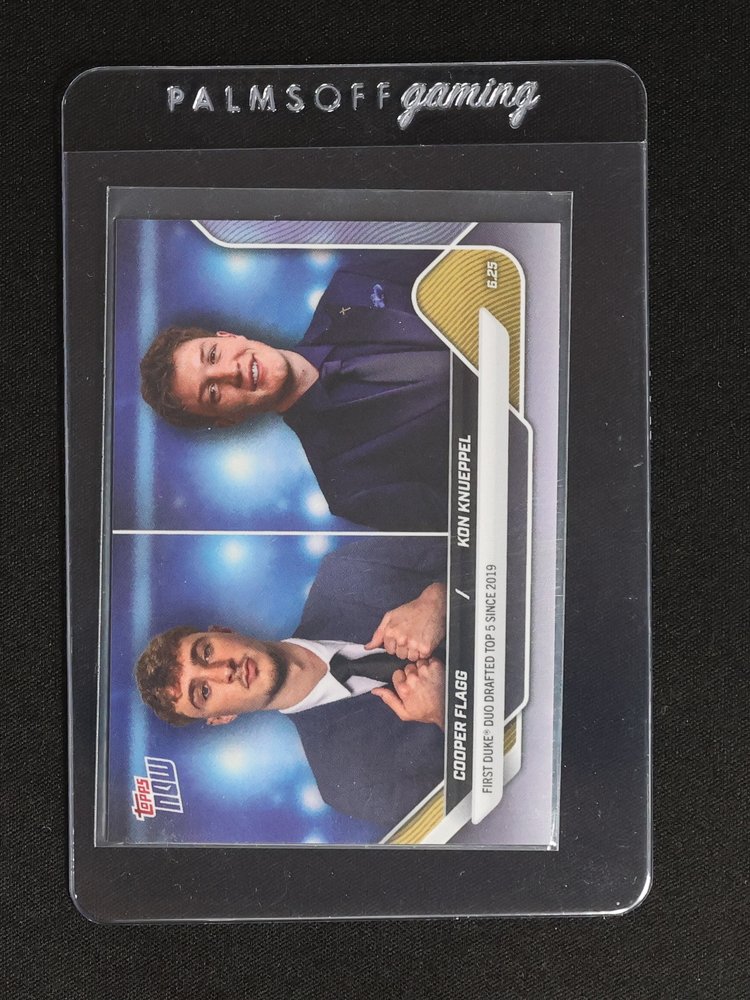 2025 Topps Now #CFKK Cooper Flagg & Kon Knueppel — front