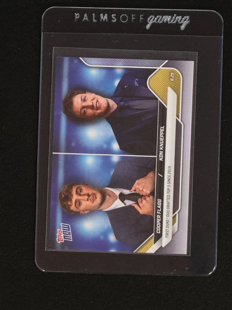 2025 Topps Now #CFKK Cooper Flagg / Kon Knueppel — front