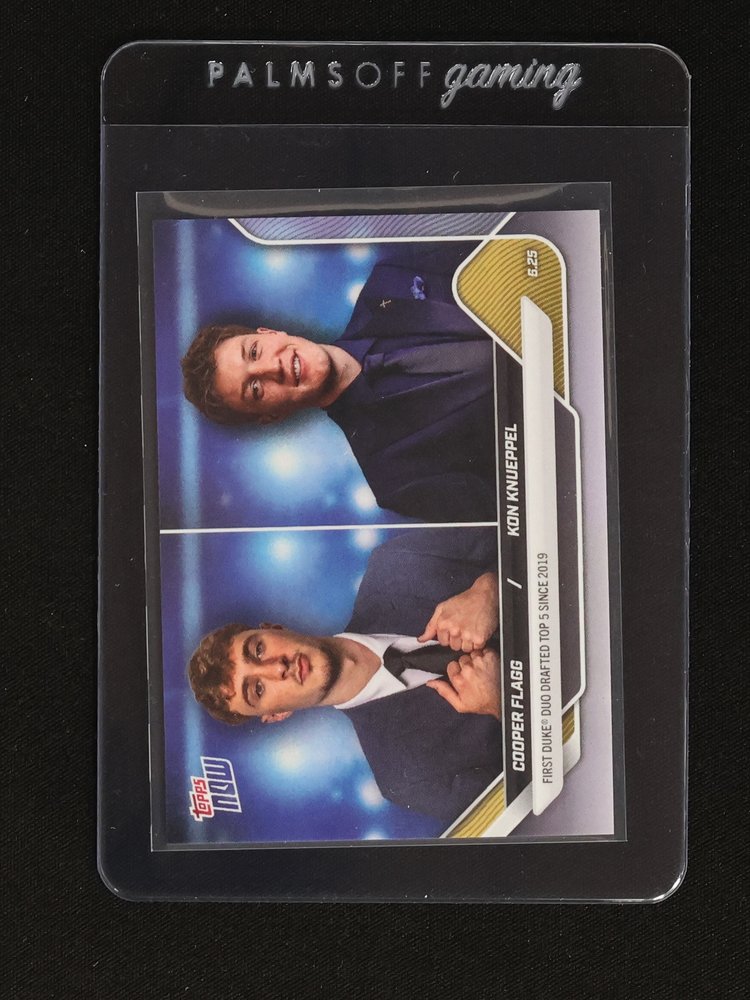 2025-26 Topps Now #CFKK Cooper Flagg / Kon Knueppel — front