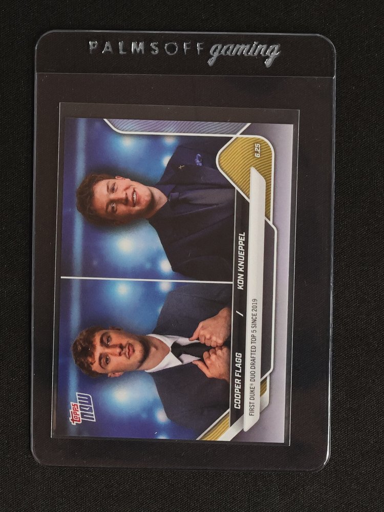 2025-26 Topps Now #CFKK Cooper Flagg / Kon Knueppel — front