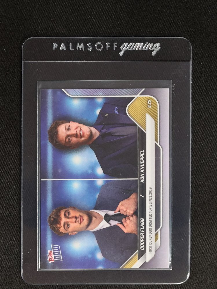 2025 Topps Now #CFKK Cooper Flagg / Kon Knueppel — front