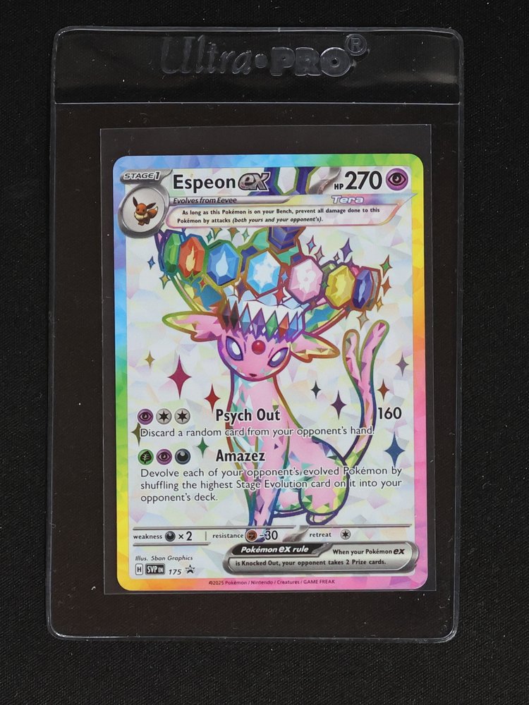 2025 Pokemon SV Black Star Promo #175 Espeon ex — front