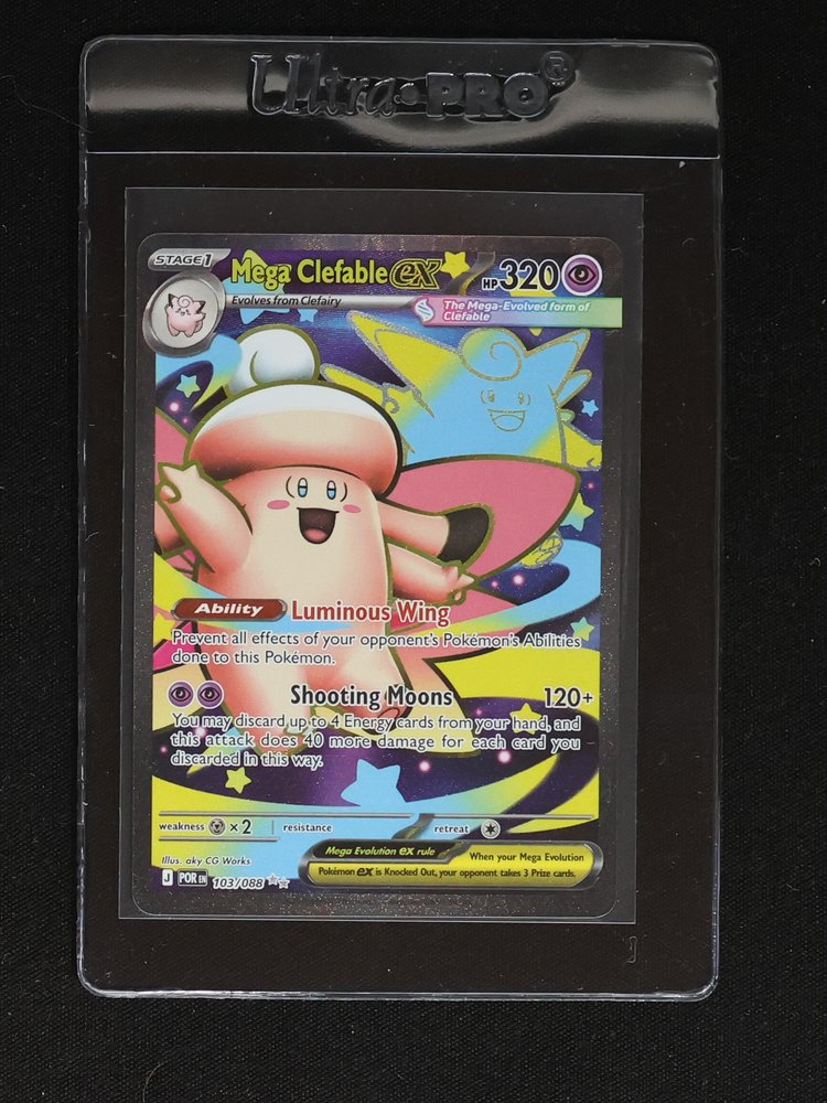 2026 Pokémon Perfect Order #103 Mega Clefable ex — front